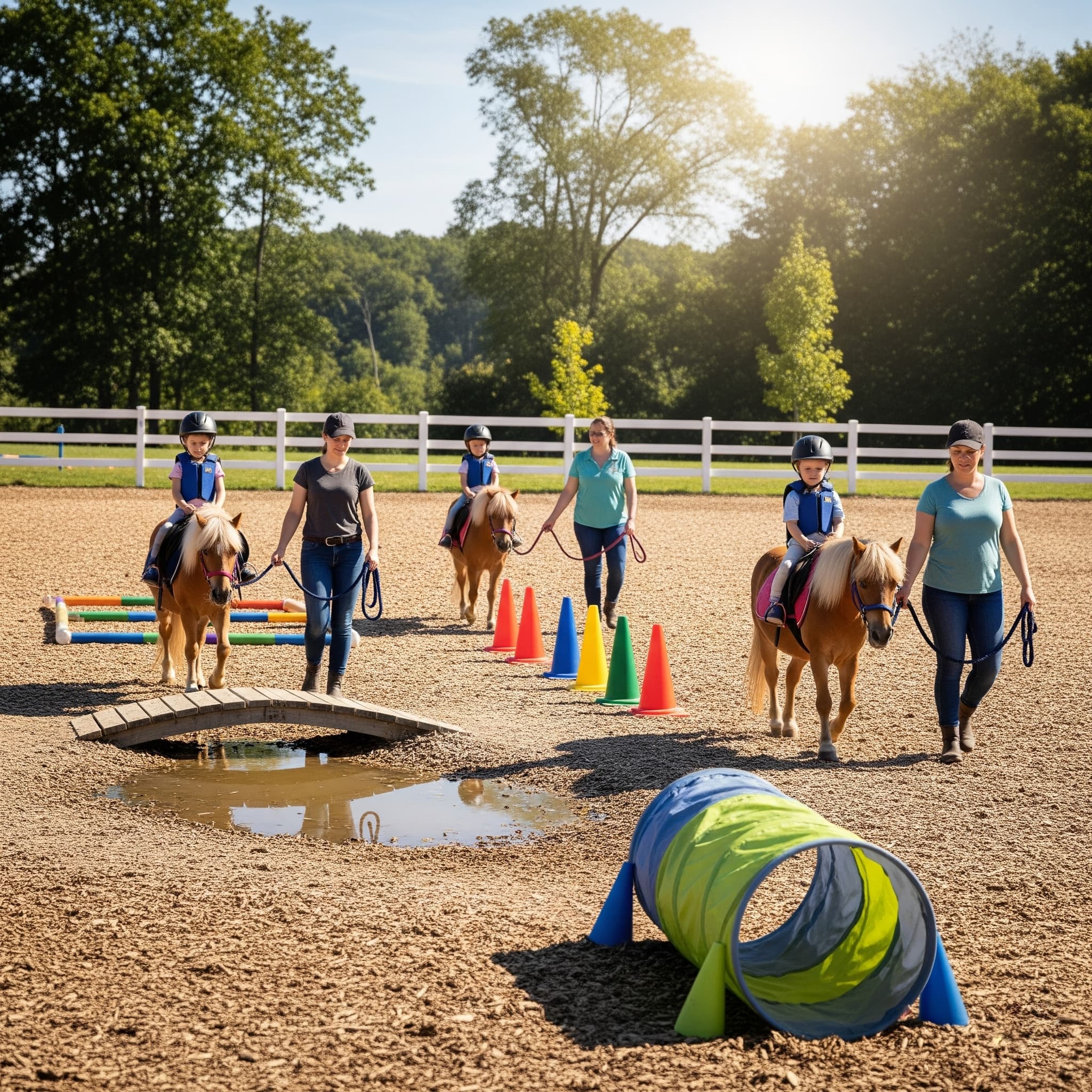 Trail/ Geschicklichkeitsparcours/ Ponyspiele Minis