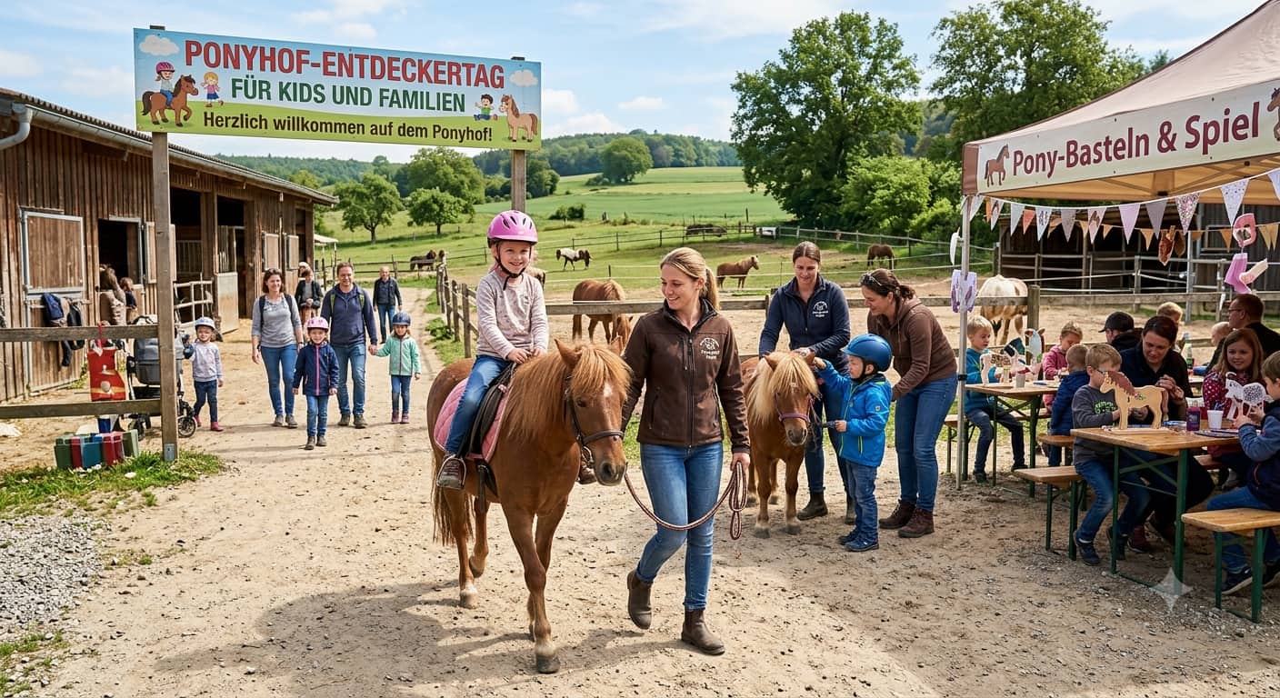 Ponyhof-Entdeckertag für Kids und Familien